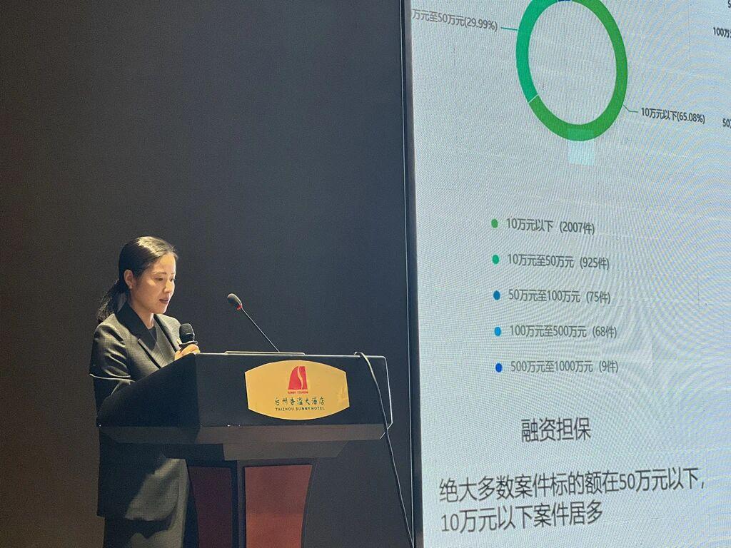 智仁新闻 | 诸奇红律师为台州地方金融组织作裁判规则趋向分析专题讲座
